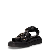 Sandalo con platform nero | Boscaini Scarpe