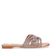 Ciabatta con brillantini champagne | Boscaini Scarpe