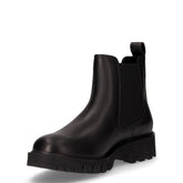 Stivaletto beatles in pelle nero | Boscaini Scarpe