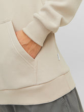 Felpa con cappuccio in cotone beige - Felpe | Boscaini Scarpe