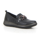 Mocassino con staffa nero - Mid Season Sale Mocassini Donna | Boscaini Scarpe