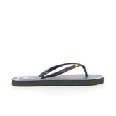Infradito con strass black | Boscaini Scarpe