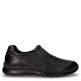 Mocassino sportivo slip-on in pelle nero | Boscaini Scarpe
