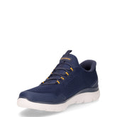 Summits top rate sneaker slip ins in tessuto blu | Boscaini Scarpe