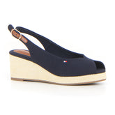 Flag Mid Wedge sandalo con zeppa space blue - Sandali Con Tacco Donna | Boscaini Scarpe
