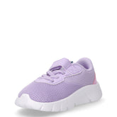 Flexfocus Modern sneaker in tessuto ed ecopelle bambina lavanda bianco | Boscaini Scarpe
