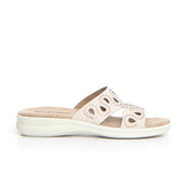 Ciabatta con strass taupe - VALLEVERDE | Boscaini Scarpe