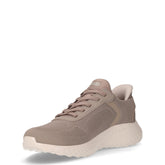 Bobs Squad Chaos Solid Step sneaker slip ins in tessuto taupe scuro | Boscaini Scarpe