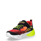 S Lights Flex Glow Ultra sneaker in tessuto con luci bambino nero rosso | Boscaini Scarpe