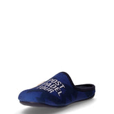Lecy ciabatta in tessuto blu | Boscaini Scarpe