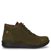 Polacchino sportivo in pelle verde militare - Scarpe Donna | Boscaini Scarpe