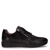 Sneaker in pelle e tessuto nero - Sneakers Donna | Boscaini Scarpe