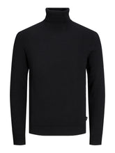 ìMaglione dolcevita in cotone nero | Boscaini Scarpe