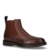 Stivaletto stile inglese in pelle noce - FRAU | Boscaini Scarpe