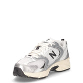 530 sneaker in pelle argento metallizzato | Boscaini Scarpe