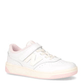 80 sneaker bambina in pelle bianco rosa - NEW BALANCE | Boscaini Scarpe