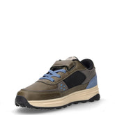 Sneaker in ecopelle bambino fango nero | Boscaini Scarpe