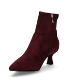 Tronchetto a punta in tessuto mora | Boscaini Scarpe