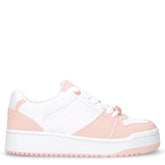 Sneaker in ecopelle bianco rosa | Boscaini Scarpe