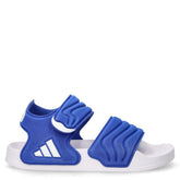 Adilette 2 sandalo in gomma bambino blu bianco | Boscaini Scarpe