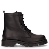 Anfibio in pelle con zip nero | Boscaini Scarpe