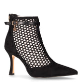 Tronchetto con tacco in tessuto nero - Tronchetti Donna | Boscaini Scarpe