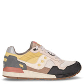 Shadow 5000 sneaker in pelle e tessuto taupe grigio giallo - Sneakers Uomo | Boscaini Scarpe