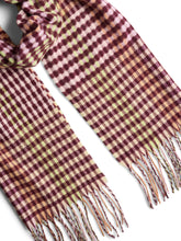 Sciarpa con frange in tessuto rosso | Boscaini Scarpe