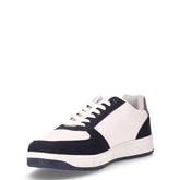 Kevin MIX sneaker in ecopelle bianco navy grigio | Boscaini Scarpe