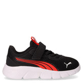 Flexfocus Modern sneaker in tessuto ed ecopelle bambino nero rosso bianco | Boscaini Scarpe
