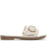 Ciabatta con fibbia gold | Boscaini Scarpe