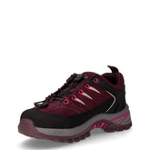 Rigel 2.0 Low scarpa da trekking in pelle e tessuto bambina nero bordeaux rosa | Boscaini Scarpe