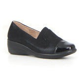 Mocassino con zeppa black - Mid Season Sale Mocassini Donna | Boscaini Scarpe