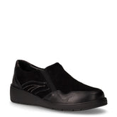 Neta scarpa chiusa in pelle con zip nero | Boscaini Scarpe