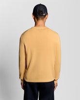 Cotton Crew Neck Jumper miele - BENVENUTO10 | Boscaini Scarpe