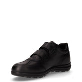 Scarpa comfort in pelle con strappi nero | Boscaini Scarpe