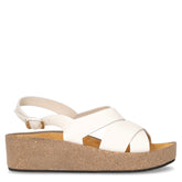 Sandalo con zeppa white - FRAU | Boscaini Scarpe