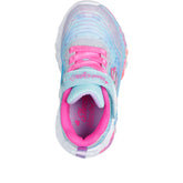 Eternal Heart Lights sneaker con luci bambina light blue muticolor | Boscaini Scarpe