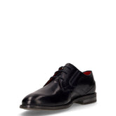 Stringata in pelle blu scuro | Boscaini Scarpe