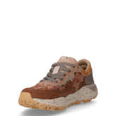 Teclasneaker in pelle e tessuto marrone | Boscaini Scarpe