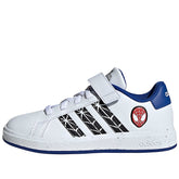 Grand court spider sneaker da bambino white black | Boscaini Scarpe