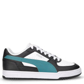 Caven III sneaker in ecopelle nero bianco smeraldo | Boscaini Scarpe