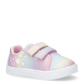 Filly sneaker in ecopelle e tessuto bambina rosa multicolor | Boscaini Scarpe