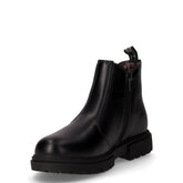 Stivaletto in ecopelle con zip bambina nero | Boscaini Scarpe