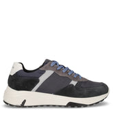 Sneaker in pelle e tessuto notte antracite - IGI & CO | Boscaini Scarpe