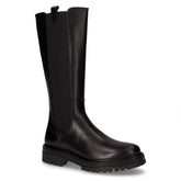 Stivale in pelle e tessuto nero - Stivali Donna | Boscaini Scarpe