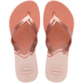 Elegant print ciabatta infradito pink clay - HAVAIANAS | Boscaini Scarpe