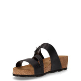 Ciabatta con zeppa nero | Boscaini Scarpe