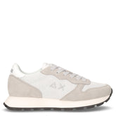 Ally Glitter Textile sneaker in pelle e tessuto argento grigio | Boscaini Scarpe