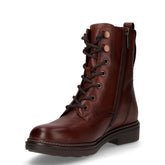 Anfibio in ecopelle con zip cognac | Boscaini Scarpe